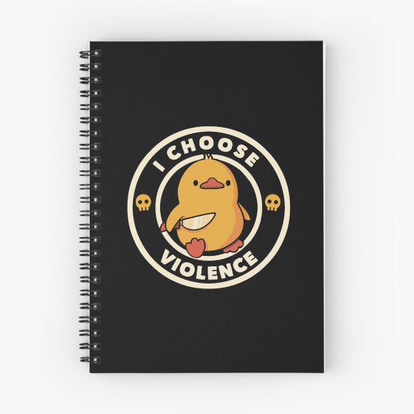 Item preview, I Choose Violence Funny Duck by Tobe Fonseca (Small) designed and sold by Tobe Fonseca®.