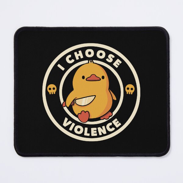 Item preview, I Choose Violence Funny Duck by Tobe Fonseca (Small) designed and sold by Tobe Fonseca®.