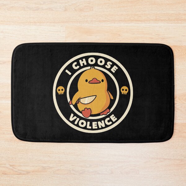 Item preview, I Choose Violence Funny Duck by Tobe Fonseca (Small) designed and sold by Tobe Fonseca®.