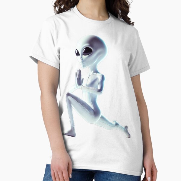 Vista previa del artículo con la obra «Yoga extraterrestre», diseñado y vendido por MESSAYA.
