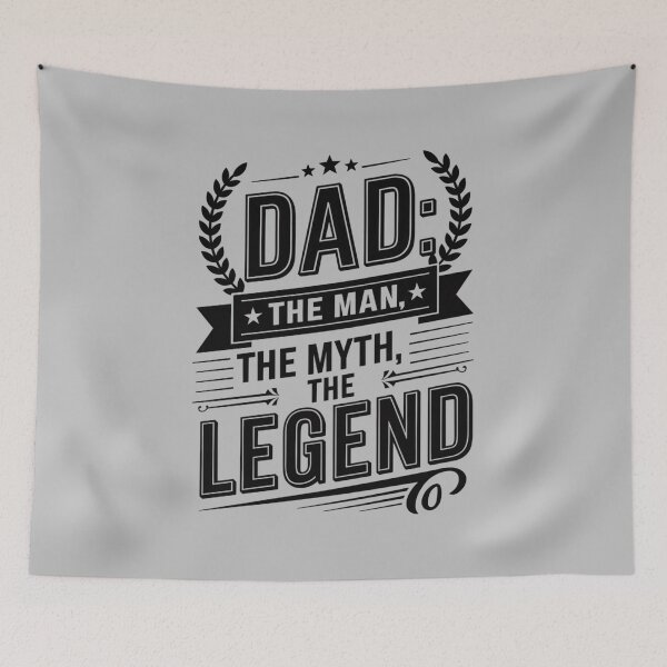Item preview, Dad The Man The Myth The Legend Vintage designed and sold by TeeGrit.