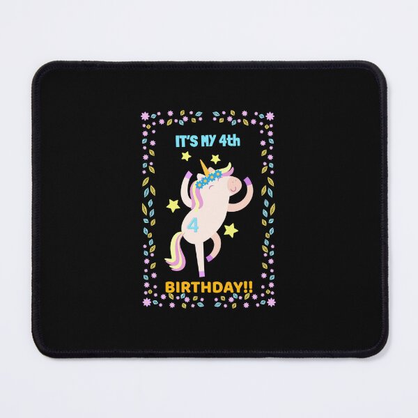 Item preview, Magical Unicorn 4th Birthday Celebration designed and sold by Grin22.