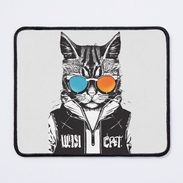 Item preview, Wisi Cat, Badass Cat, Cat, Badass, cats designed and sold by GOLDENGARDENART.