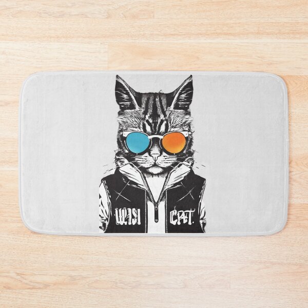 Item preview, Wisi Cat, Badass Cat, Cat, Badass, cats designed and sold by GOLDENGARDENART.