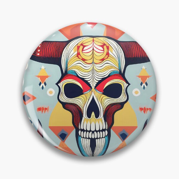 Item preview, Cow skull pattern design designed and sold by Clara Fruggeri.