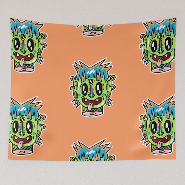 Item preview, "Alien Head : Mr.Green Punk!" designed and sold by SDboYz.