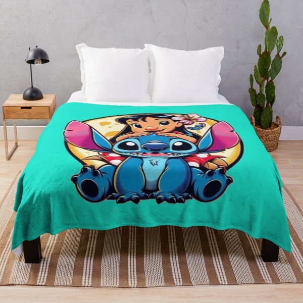Artikelvorschau, Lilo und Stitch, süße Illustration entworfen und verkauft von SovatexLineArt.