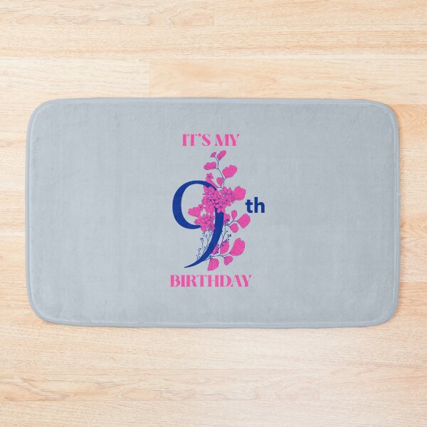 Item preview, 9th Birthday – Floral Celebration designed and sold by Grin22.