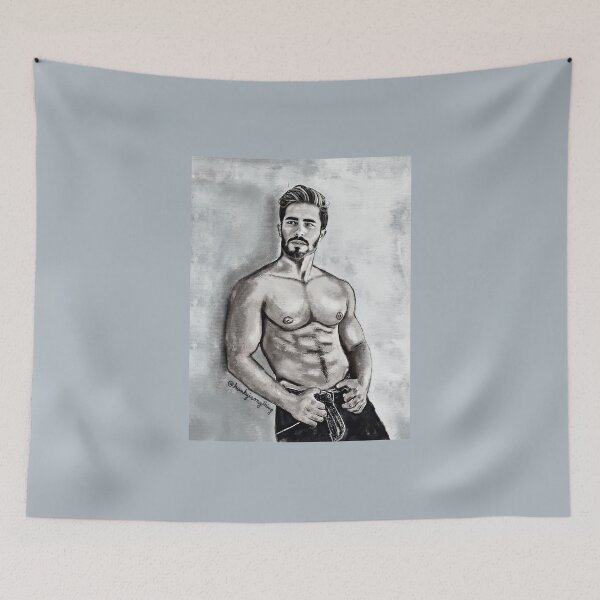 Item preview, Logan: Shirtless Male Portrait II designed and sold by Hunkyismything.