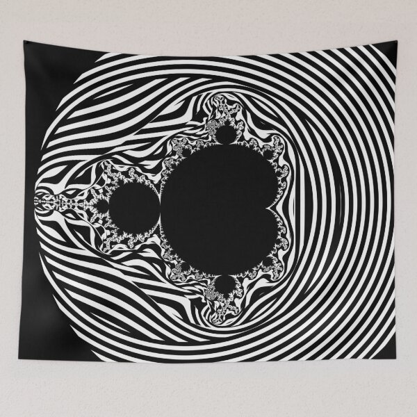 Item preview, Monochrome Mandelbrot 003 designed and sold by Rupert Russell.