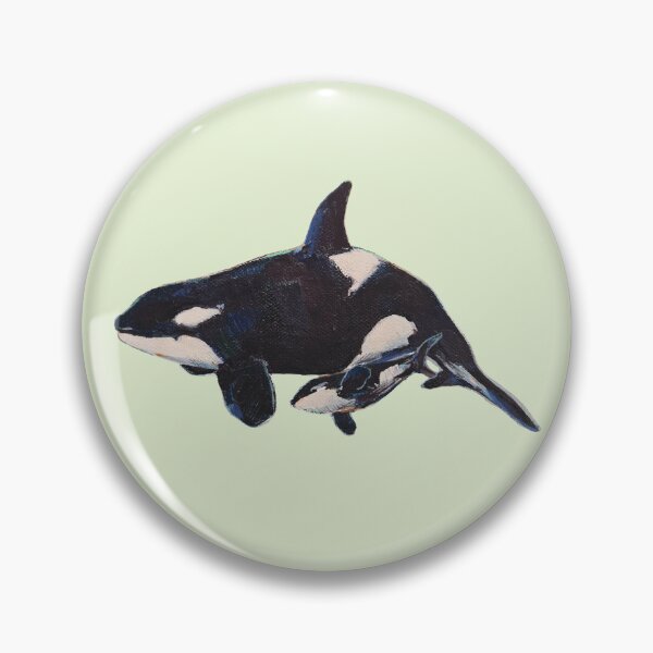 Item preview, Orca Momma and Baby designed and sold by SchleaStudios.