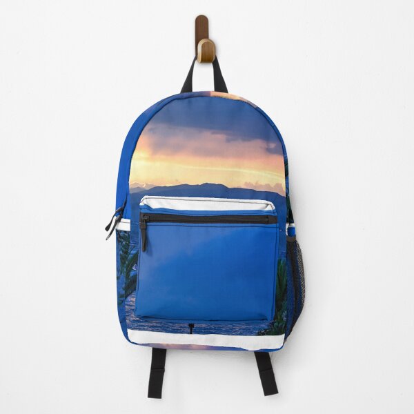 Item preview, Stormy sky and sunset over the castle Bourtzi in Nafplio, Greece,summertime designed and sold by goceris.