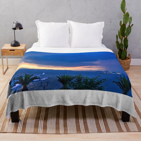 Item preview, Stormy sky and sunset over the castle Bourtzi in Nafplio, Greece,summertime designed and sold by goceris.