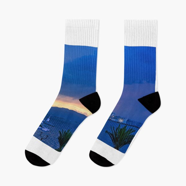 Item preview, Stormy sky and sunset over the castle Bourtzi in Nafplio, Greece,summertime designed and sold by goceris.
