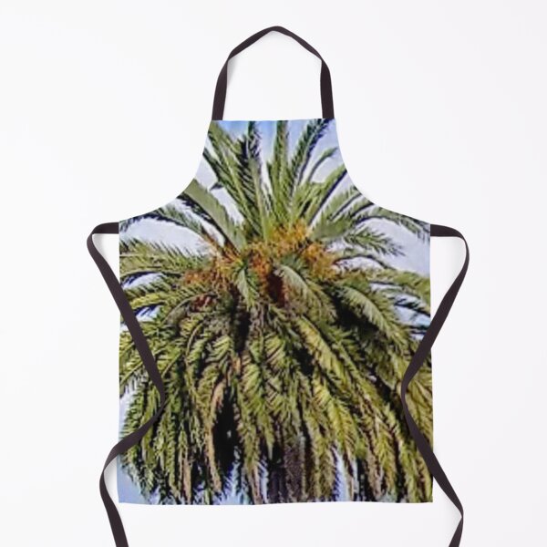 Item preview, DATE PALM TREE LEAF BLUE CLOUDY SKY designed and sold by Shelbineshop.