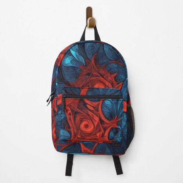 Item preview, Red and Blue Abstract Fractal Design designed and sold by Harmonic_Layers.