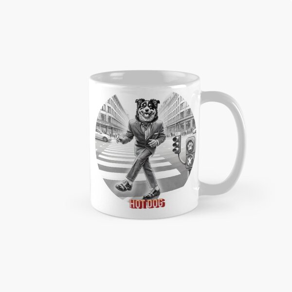 Item preview, Hotdog at the Crossroads – Dancing Dog-Man Surrealism designed and sold by MTeesGA.