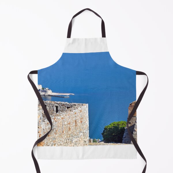 Item preview, Bourtzi Venetian water fortress in Nafplio,view fromt the Palamidi castle, Peloponnese, Greece designed and sold by goceris.