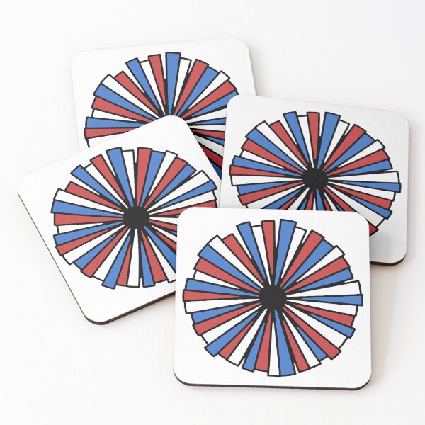 Item preview, Patriotic Pom Pom Burst designed and sold by theartfulaspie.