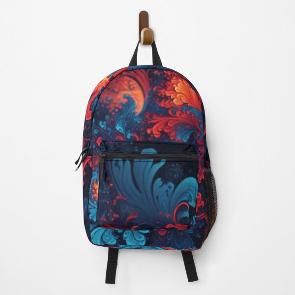 Item preview, Fiery Blue and Red Fractal Swirl designed and sold by Harmonic_Layers.