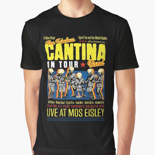 Vista previa del artículo con la obra «Cantina Band en vivo en Mos Eisley», diseñado y vendido por Candywrap Studio.