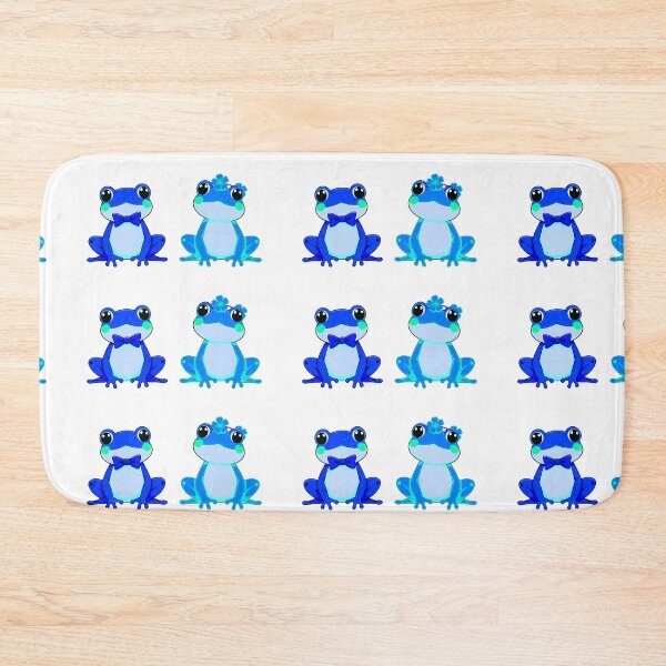 Item preview, Blue Mrs. Frog and Ms. Frog Art - Sticker Set of Two designed and sold by Earth Nature Creations.