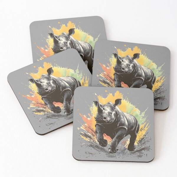 Item preview, Black Rhino Running designed and sold by AlchemyColor.