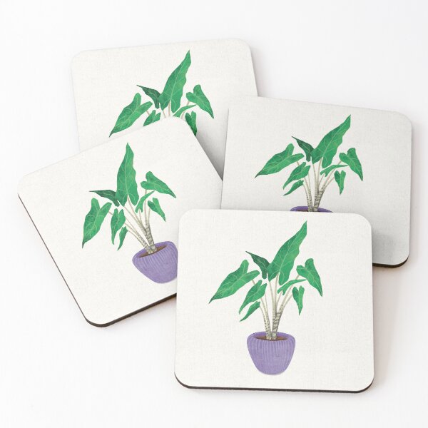 Item preview, Elephant Ear Plant Illustration designed and sold by GennyOnThePaper.