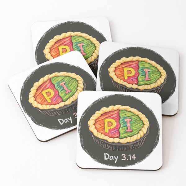 Item preview, Pi Day Delight – A Clever Nod to Math Geeks and Dessert Lovers with a Colorful Pie and 3.14 designed and sold by FUNqoosh.