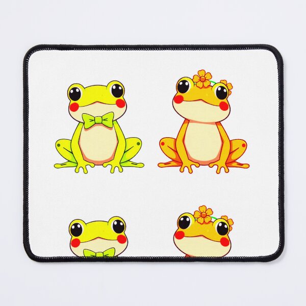Item preview, Mr. Frog and Ms. Frog Art - Sticker Set of Two designed and sold by Earth Nature Creations.