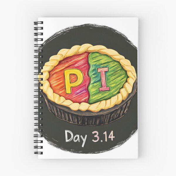 Item preview, Pi Day Delight – A Clever Nod to Math Geeks and Dessert Lovers with a Colorful Pie and 3.14 designed and sold by FUNqoosh.