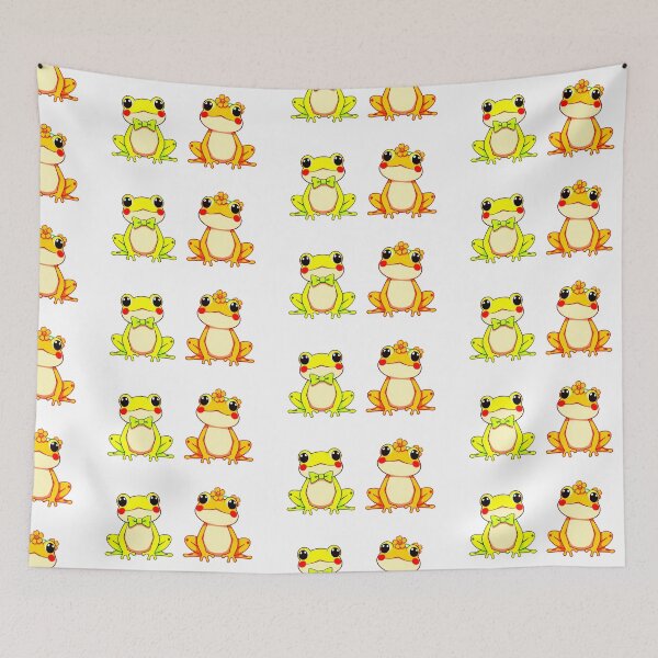 Item preview, Mr. Frog and Ms. Frog Art - Sticker Set of Two designed and sold by Earth Nature Creations.