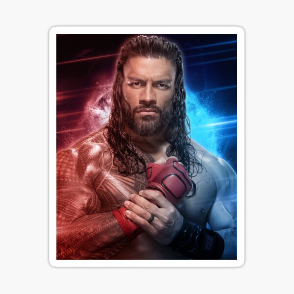 Item preview, Roman Reigns - Red Vs. Blue designed and sold by vickytoriaq.