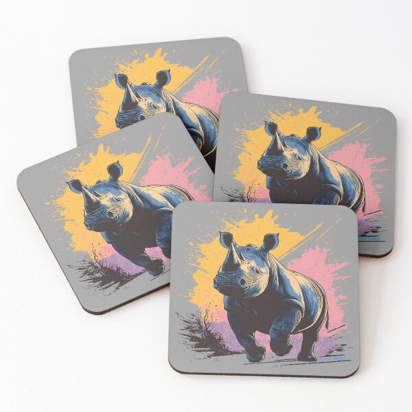 Item preview, Black Rhino Running designed and sold by AlchemyColor.