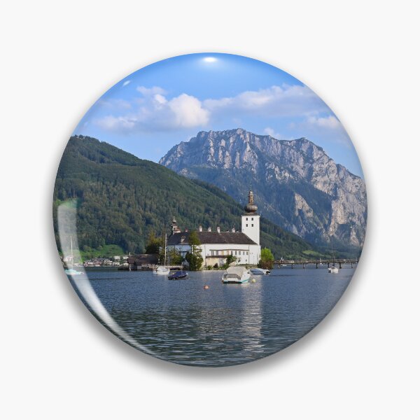 Item preview, Castle Schloss Ort Orth on lake Traunsee in Gmunden,summer season designed and sold by goceris.