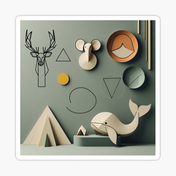Artikel-Vorschau von Skandinavische Tierlinien | Minimalistische Hirsch-, Eulen- und Walkunst für trendiges Wohnen, designt und verkauft von Kan's Art Collection.
