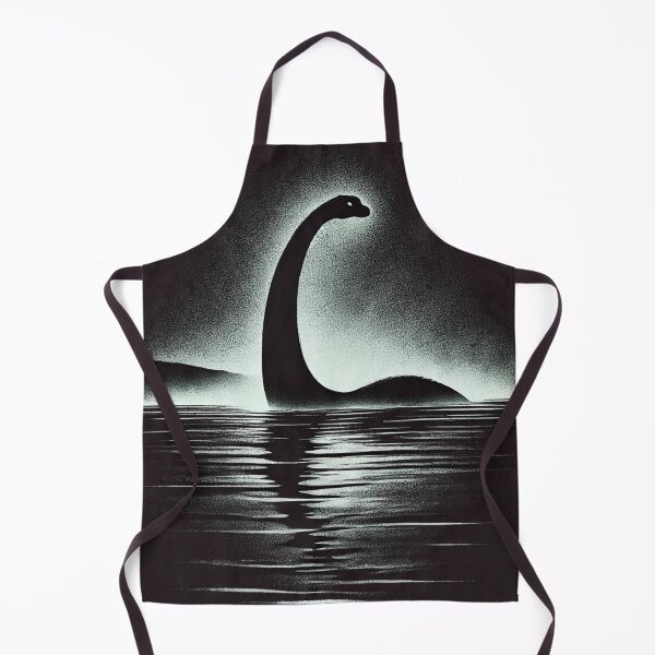 Item preview, Loch Ness Monster - Moonlit Water Stalker - Cryptid Art designed and sold by CryptidNoir.