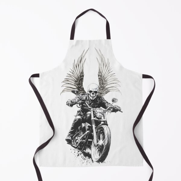 Item preview, Ghost Rider: winged biker on cycle designed and sold by HannaArtHeart.