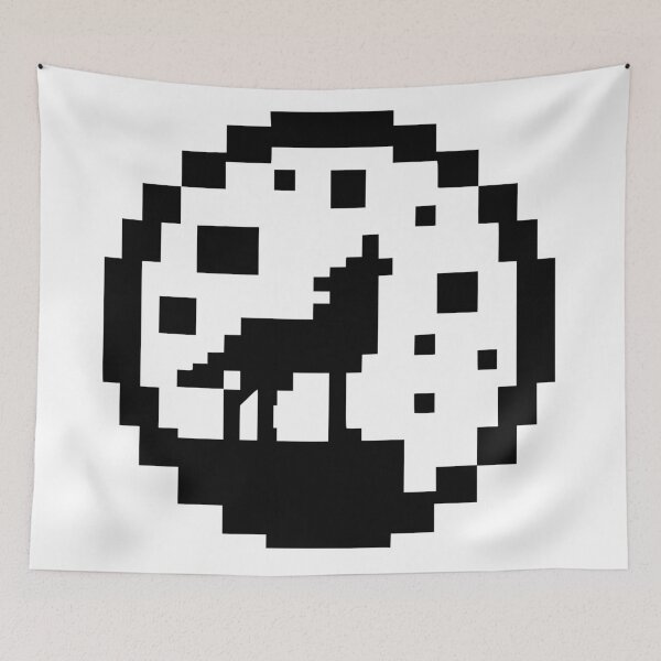 Item preview, Pixel Howl – 8-Bit Wolf Under the Moon designed and sold by MTeesGA.