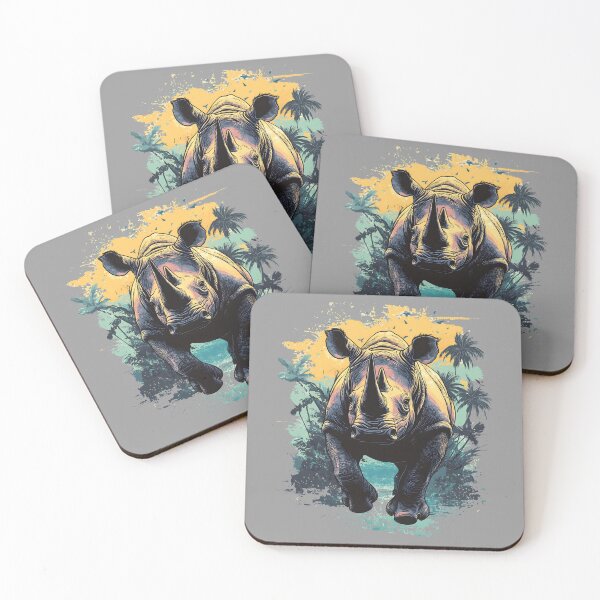 Item preview, Black Rhino Running designed and sold by AlchemyColor.