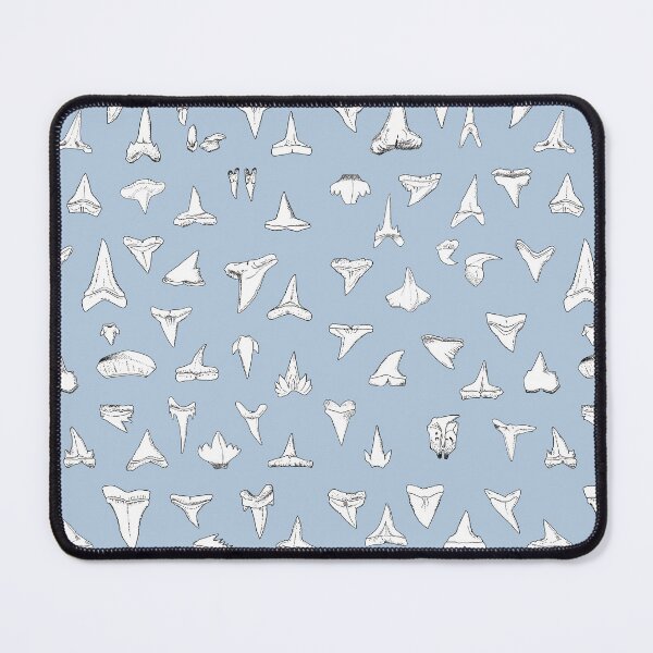 Item preview, SHARK TEETH - light blue designed and sold by BEATRIZ ABAITUA.