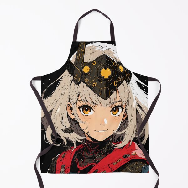 Item preview, Retro Anime Girl Cyberpunk Warrior designed and sold by SekaiVibes.