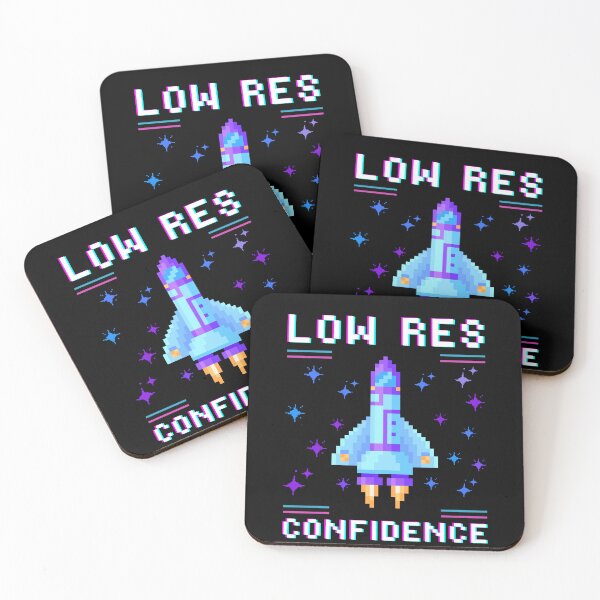 Item preview, Low Res Confidence Pixel Art Rocket Retro Gamer Aesthetic designed and sold by Serbin.
