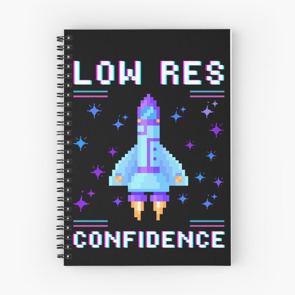 Item preview, Low Res Confidence Pixel Art Rocket Retro Gamer Aesthetic designed and sold by Serbin.