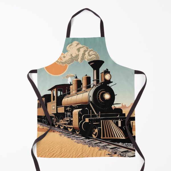 Item preview, Vintage Steam Train – Retro Western Railway Adventure designed and sold by AchaRat.
