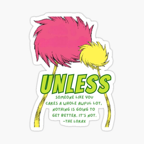 Item preview, "Unless someone like you" - Truffula trees designed and sold by Mama.Does.Designs.