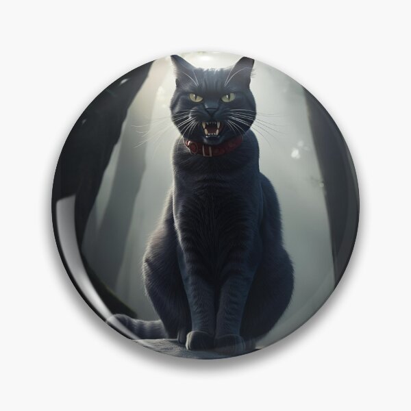 Item preview, Black Cat, Badass Cat, Cat, Badass, cats designed and sold by GOLDENGARDENART.