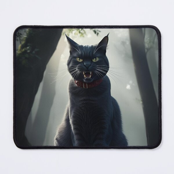 Item preview, Black Cat, Badass Cat, Cat, Badass, cats designed and sold by GOLDENGARDENART.