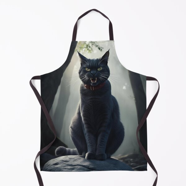 Item preview, Black Cat, Badass Cat, Cat, Badass, cats designed and sold by GOLDENGARDENART.