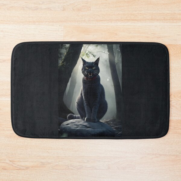 Item preview, Black Cat, Badass Cat, Cat, Badass, cats designed and sold by GOLDENGARDENART.